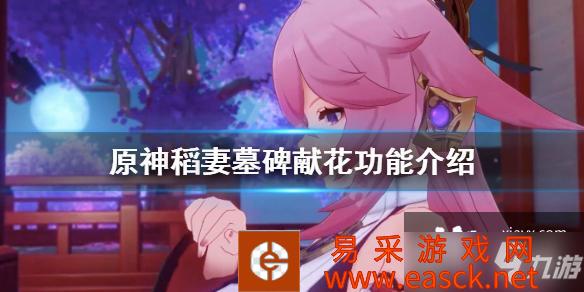 《原神》稻妻墓碑献花功能介绍 稻妻墓碑献花有什么用