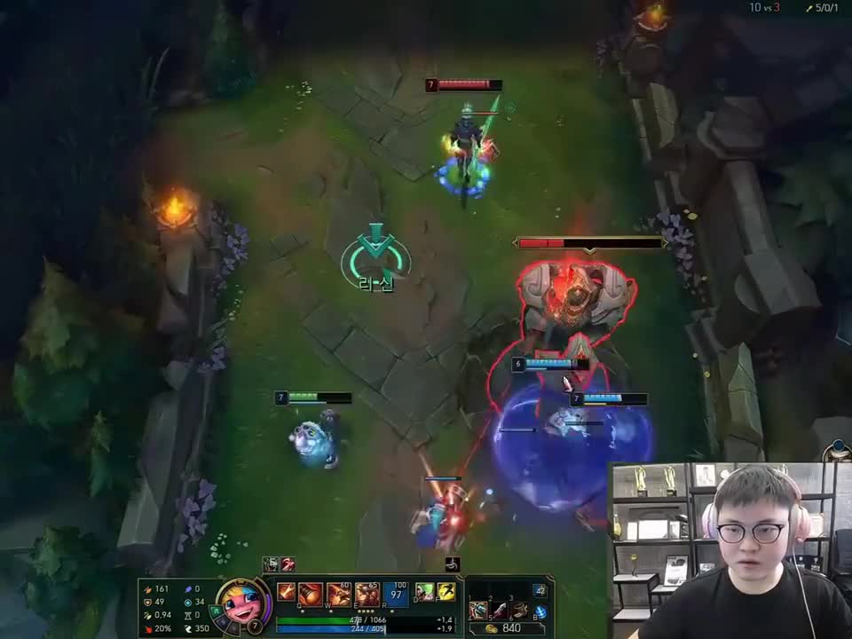 Uzi韩服直播教你拿什么英雄，克制对面的薇恩