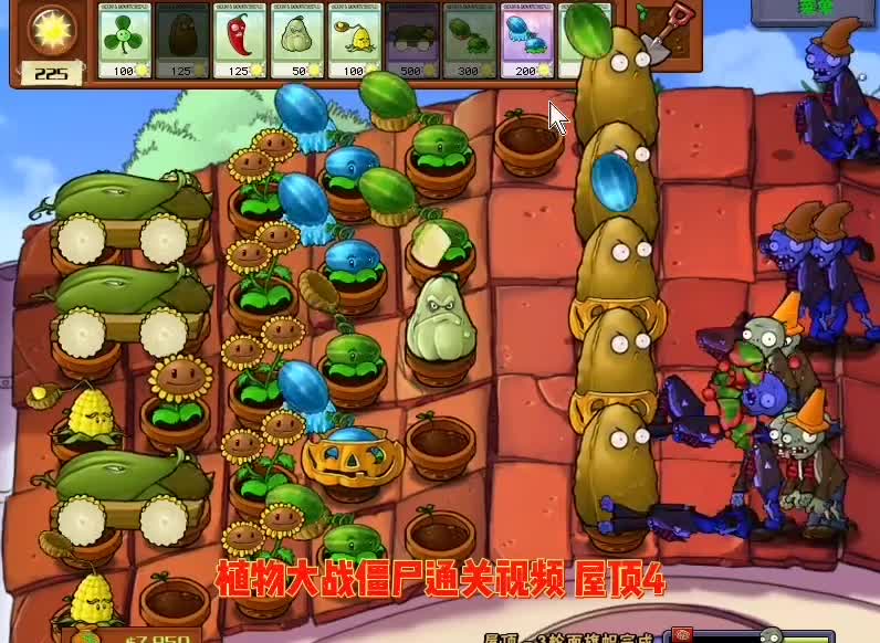 植物大战僵尸\-屋顶4