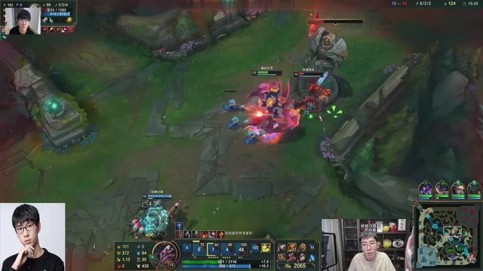 兰林汉：这就是小瞧石头人的代价，锐雯以为1级石头人好欺负，结果自己人没了！