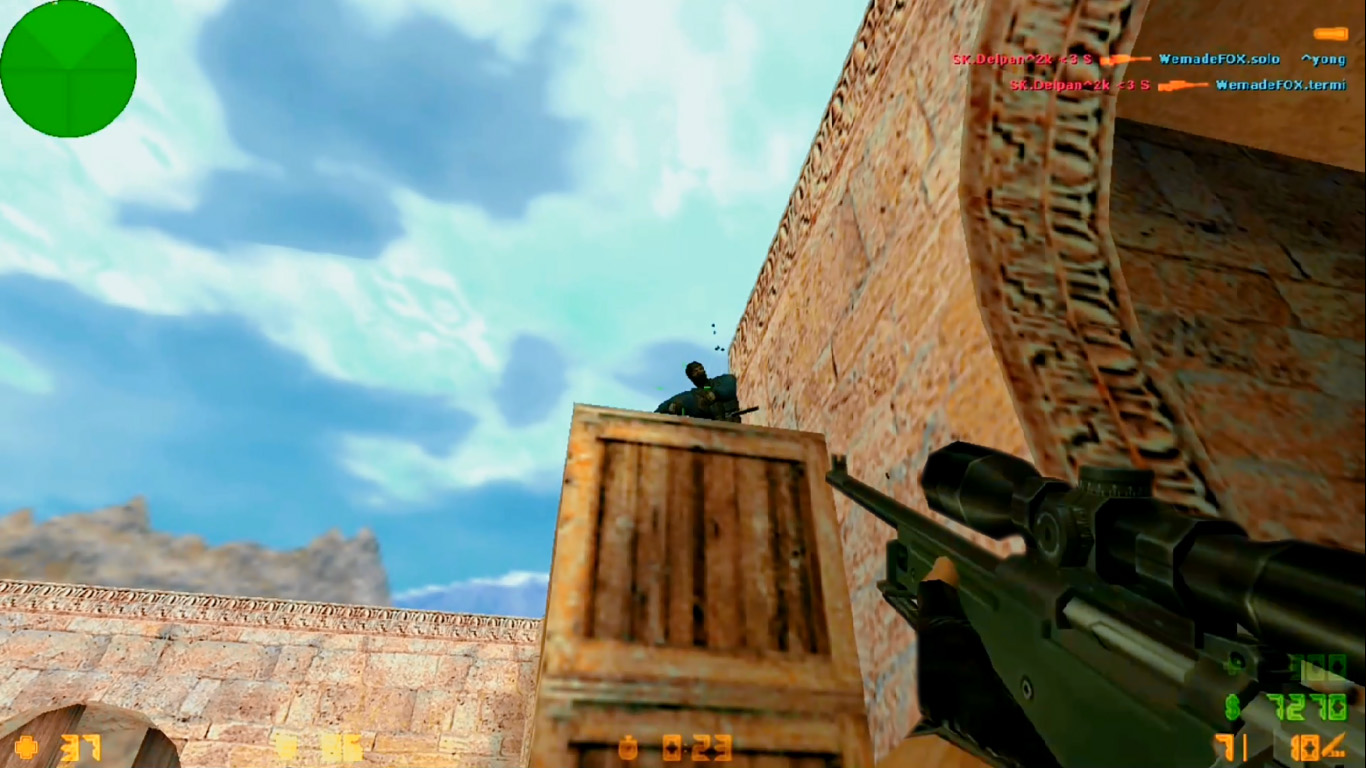 delpan进攻狙之威 连大仙（walle）也退避三舍 更是把棒子打傻了