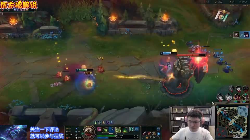 英雄联盟：UZI大嘴羊刀巨九新玩法，小狗：我无敌了！现在AD就得出肉！