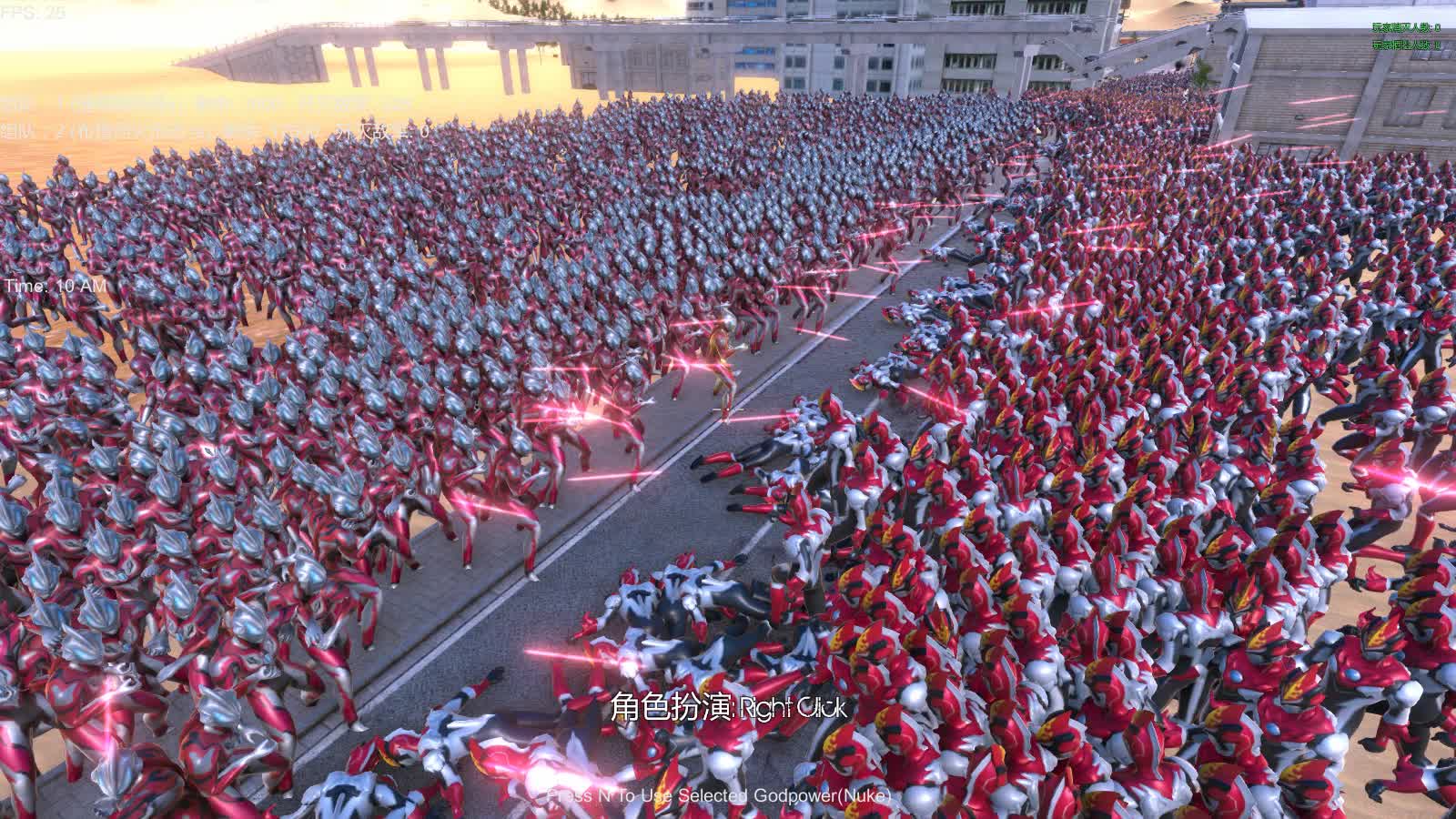 史诗战争模拟器：3000个捷德奥特曼VS18000个烈火形态布鲁