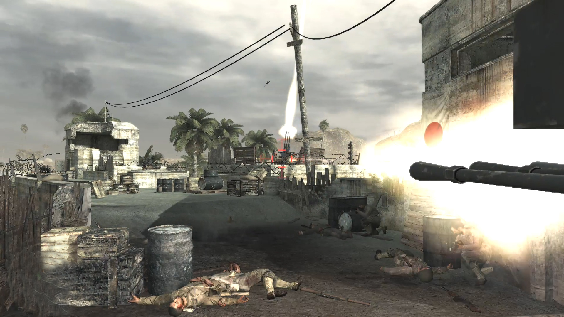 用日军的高射炮摧毁他们的阵地，这叫以其人之道还治其人之身#游戏#战争