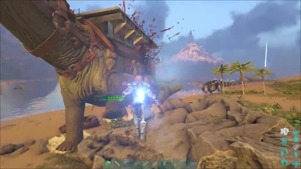 方舟74：恶魔岛惊现一群神秘恐龙，把所有一切都毁灭了