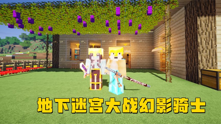 我的世界：萌新生存 26 地下迷宫大战幻影骑士