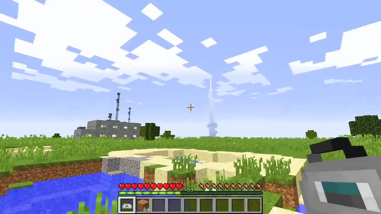 我的世界：小哥拿着核弹去找菜鸟小屋