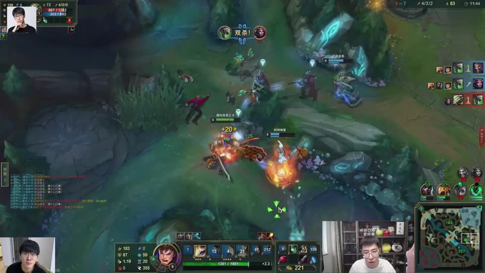 兰林汉：1级狗头遇到盖伦还想补刀？真是异想天开，往前走就要被单杀