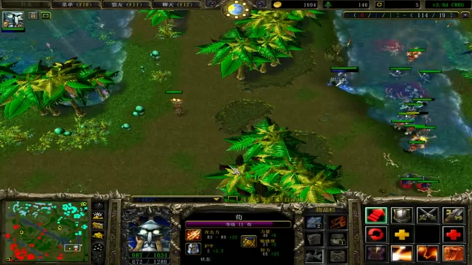 魔兽争霸真三国无双33对战，军中也没有粮草，只能破釜沉舟了