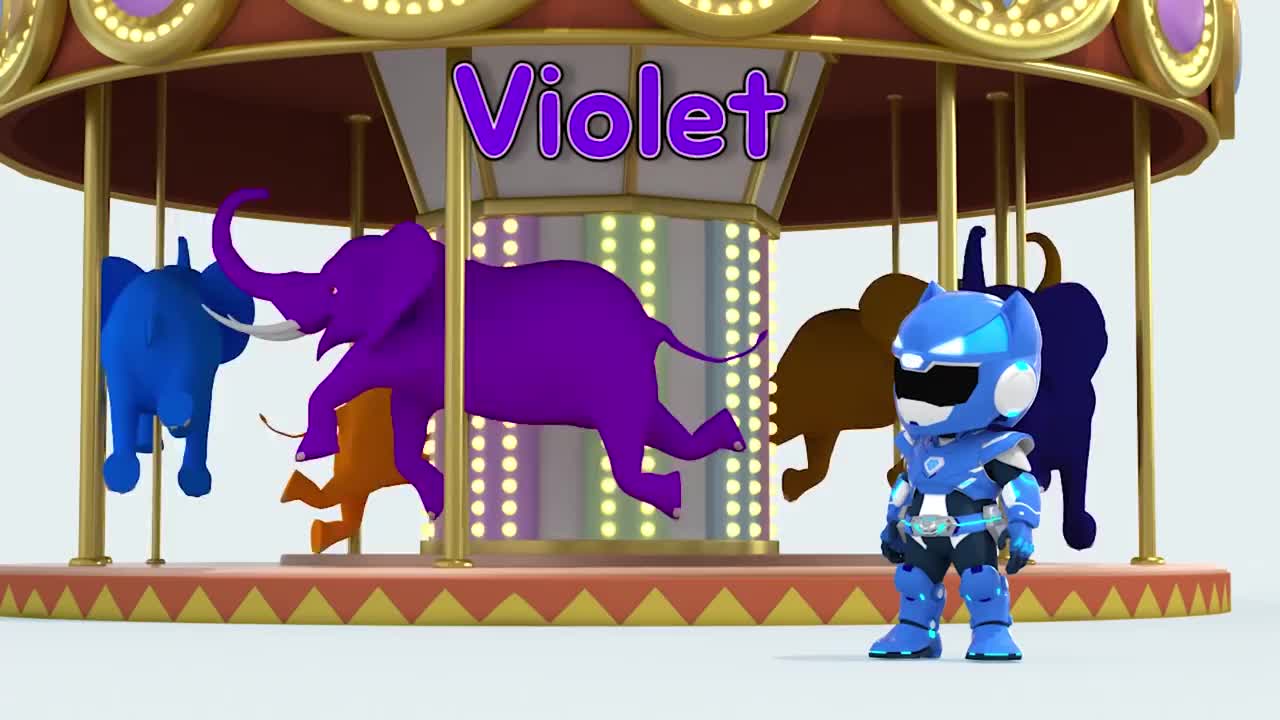 弗特特工来到游乐园，认识几个颜色呢【萌萌快乐园】