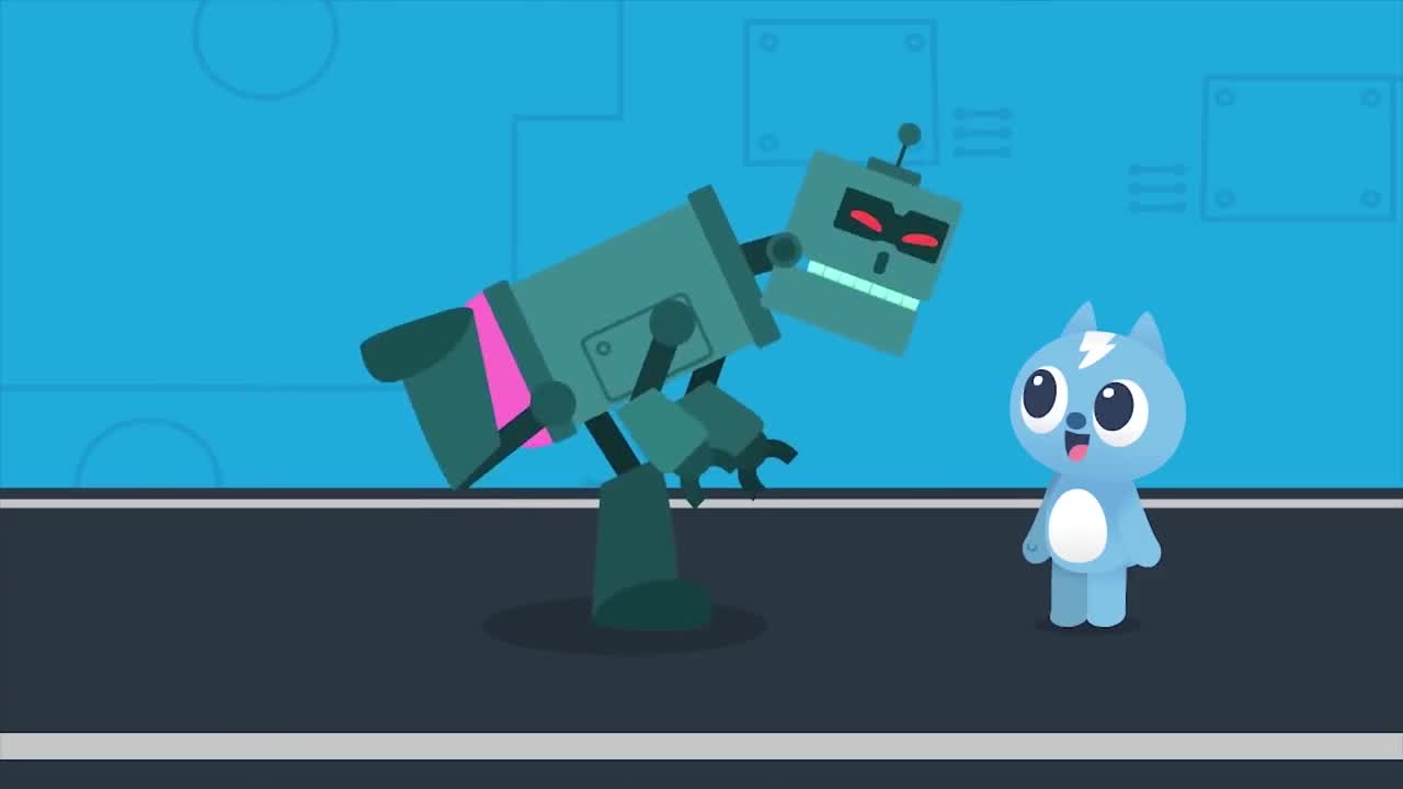 弗特特工给机器人喂了什么东西【萌萌快乐园】