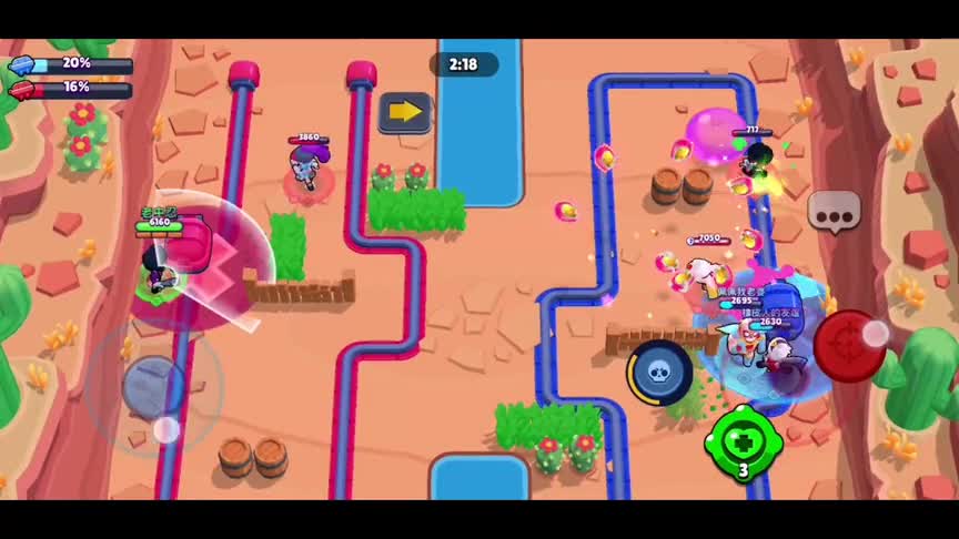 荒野乱斗：矿车竞速模式，队友真的太重要了