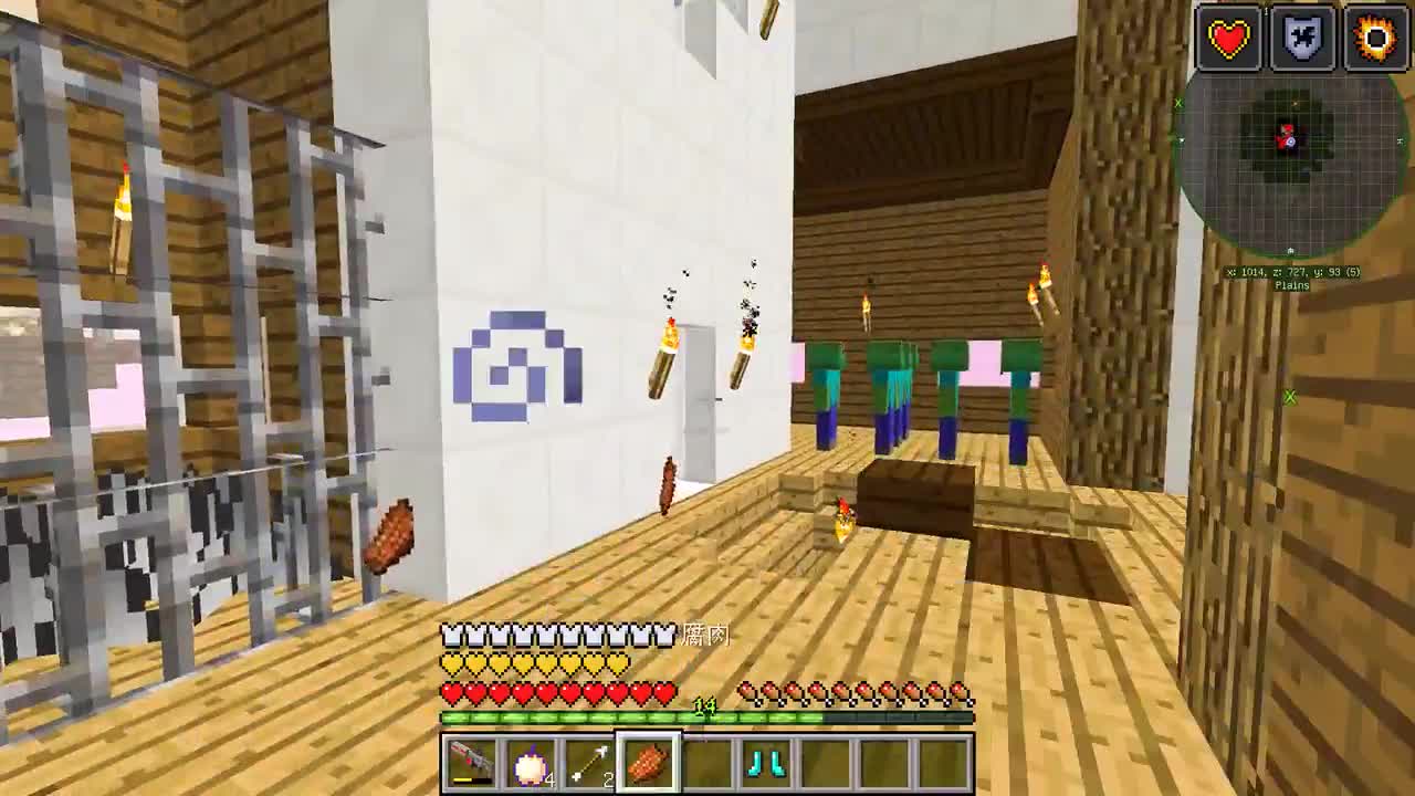 我的世界：僵尸城堡拯救史蒂夫与白皇后？