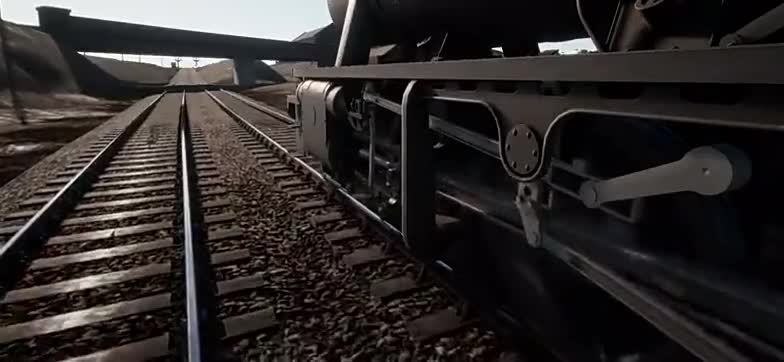 【火车】蒸汽火车冲坡失败，倒车重上