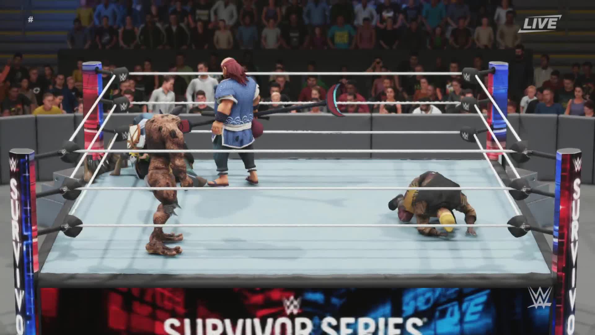 猪八戒孙悟空沙和尚 徒手单挑谁能赢 来看看WWE战场#脱口秀#幽默短剧