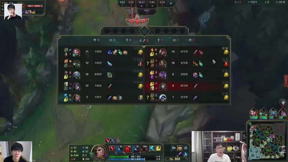 兰林汉玩辅助乌鸦，被自家AD气得无奈苦笑：算了，我自己玩，一打二双杀打穿下路