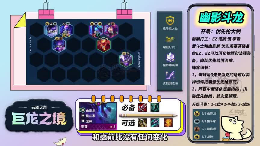 【云顶S7】适合新手的6套阵容推荐，S7冲分必备（一图流）