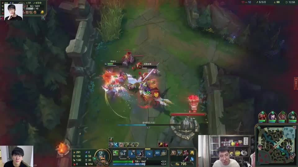 兰林汉：这就是三相奥拉夫，一打三一点都不虚，直接豪取三杀