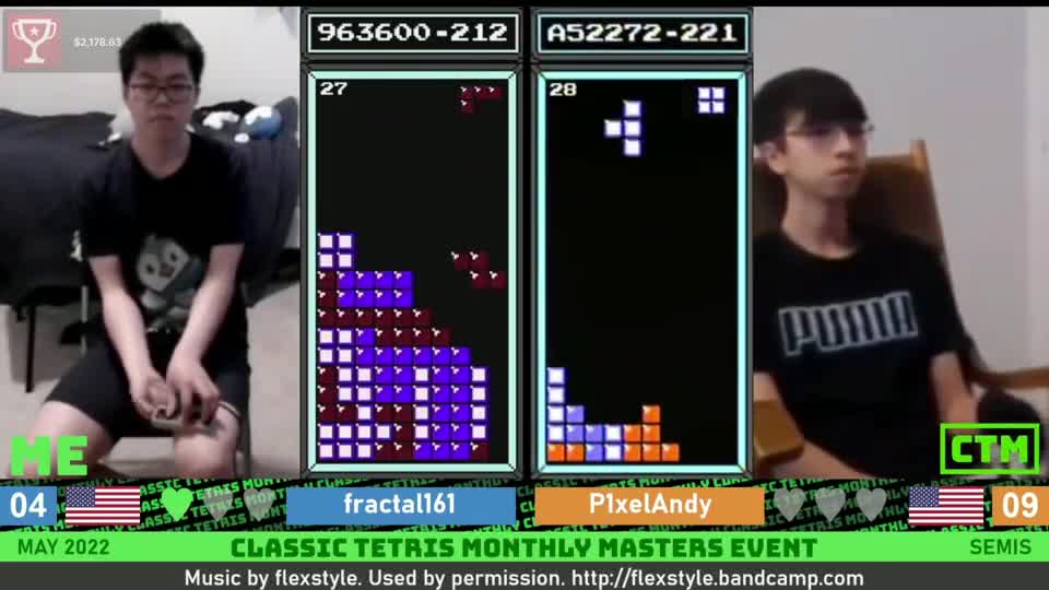 俄罗斯方块：ANDY小哥突破世界纪录，52级消除突破200万分上限