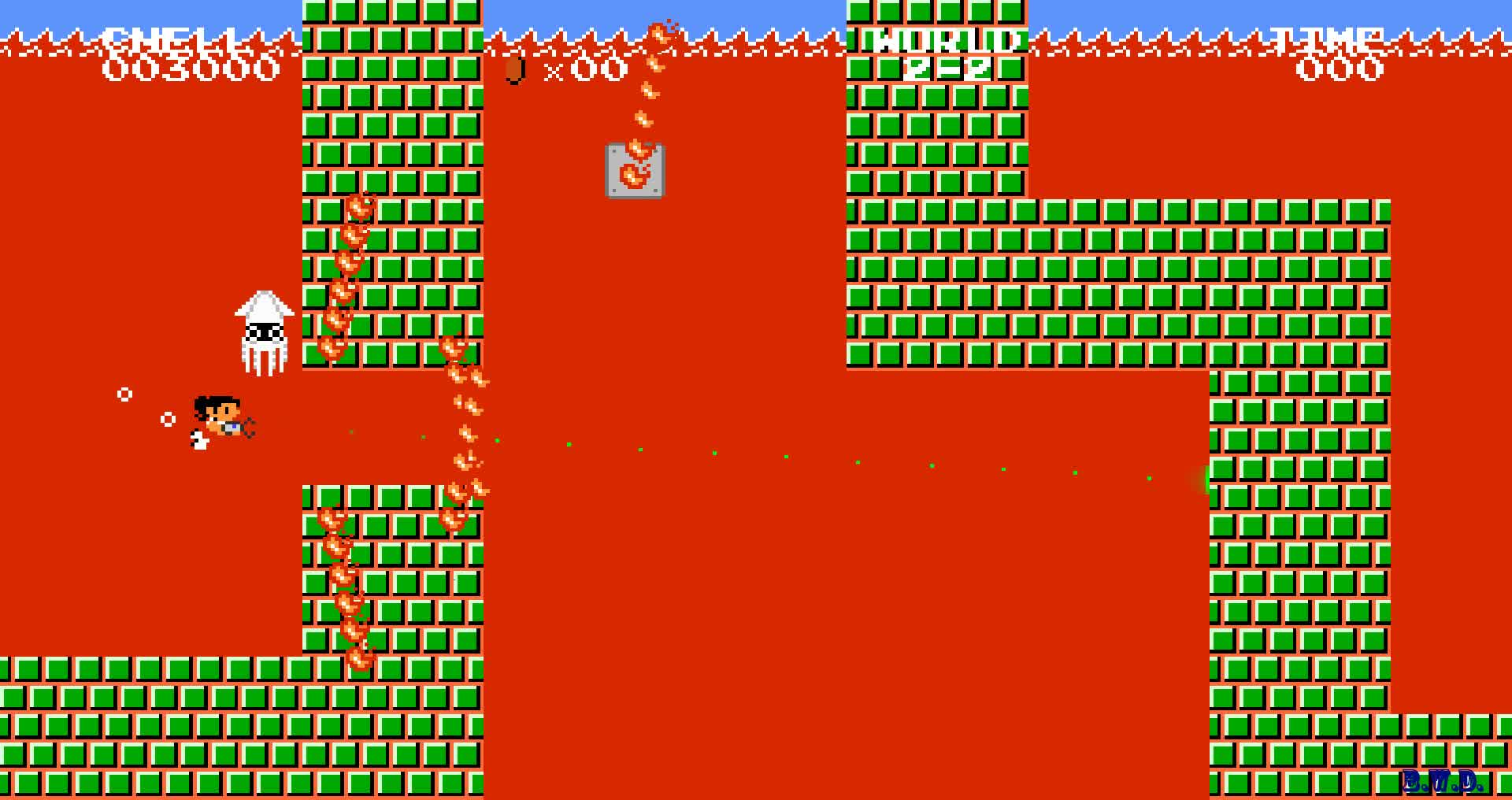 MARI0传送门版马里奥（ANYAF） EP02\-血色海洋被双排阵法火棍虐哭