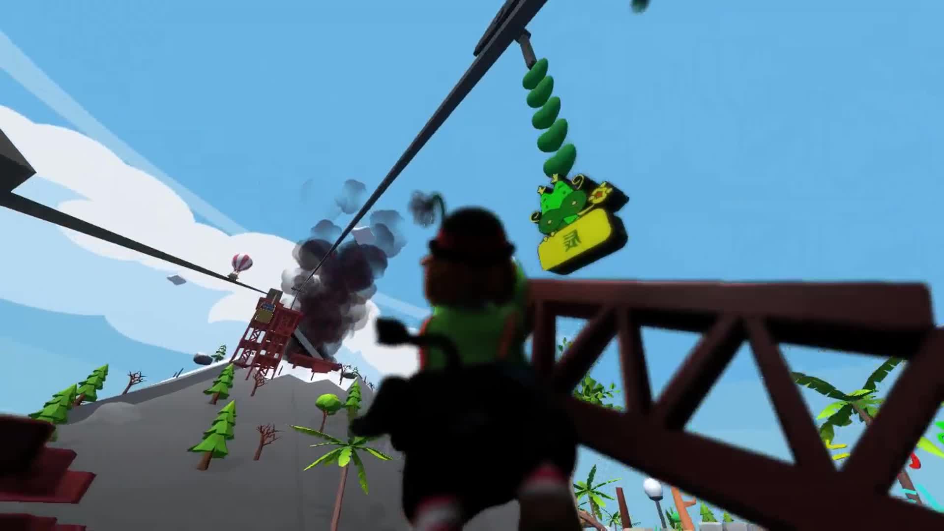 人类一败涂地：萌新过不去，抓住锁链去到山顶，火焰山我来了