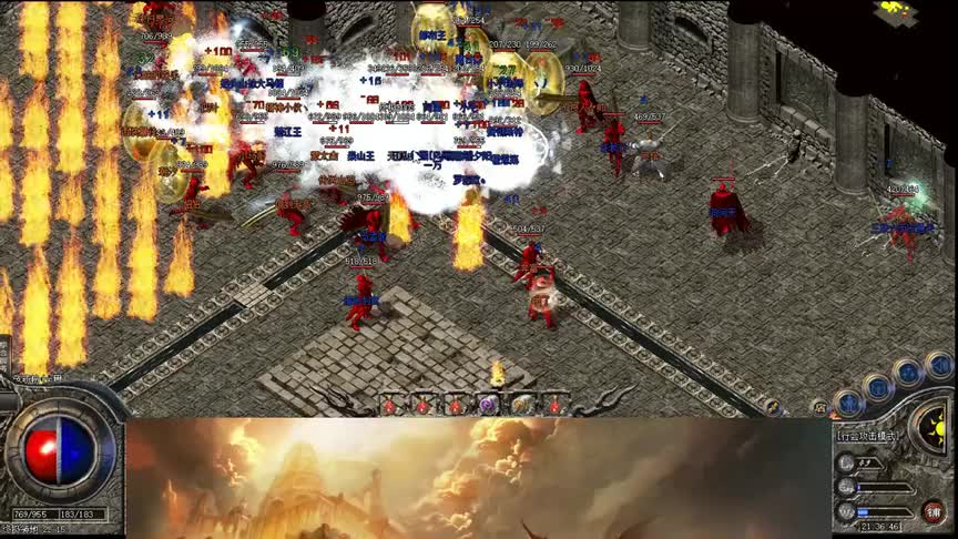 热血传奇，面对12把屠龙战，兄弟们换战歌，场面直接峰回路转