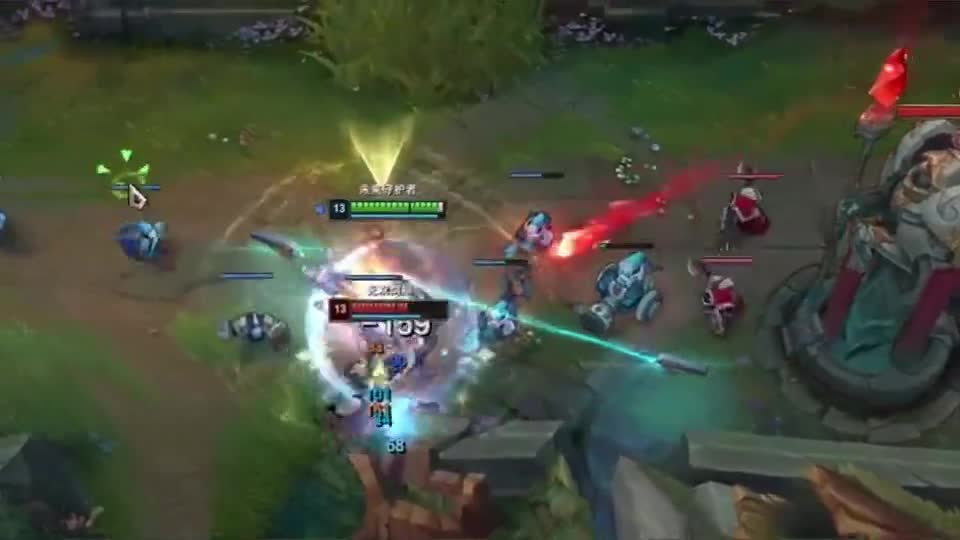 你们猜，盲僧倒下了没？