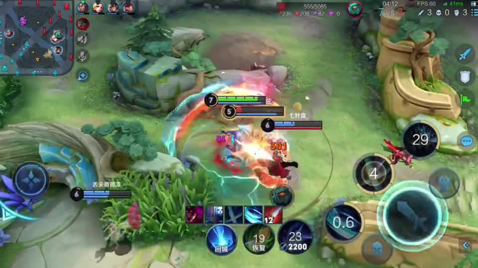 铠 对面五个太脆了，一不小心就拿了四杀！