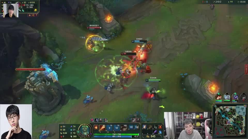 兰林汉：火男不当人！一级进野区击杀小丑，还抢了它打了半天的红buff