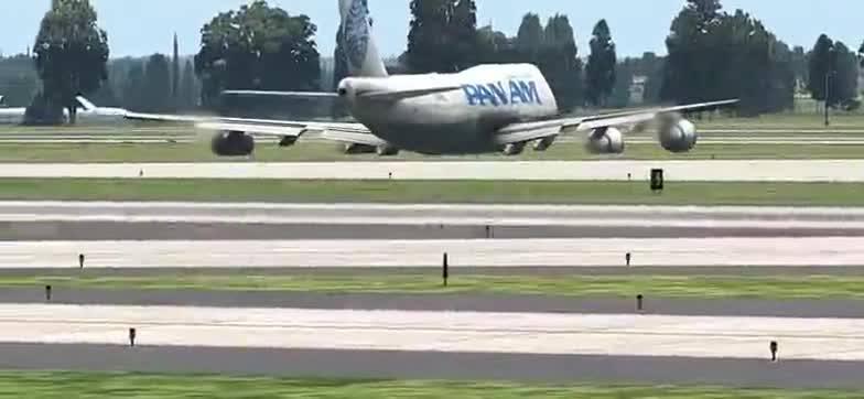 飞机在无起落架时的精彩着陆丨XP11