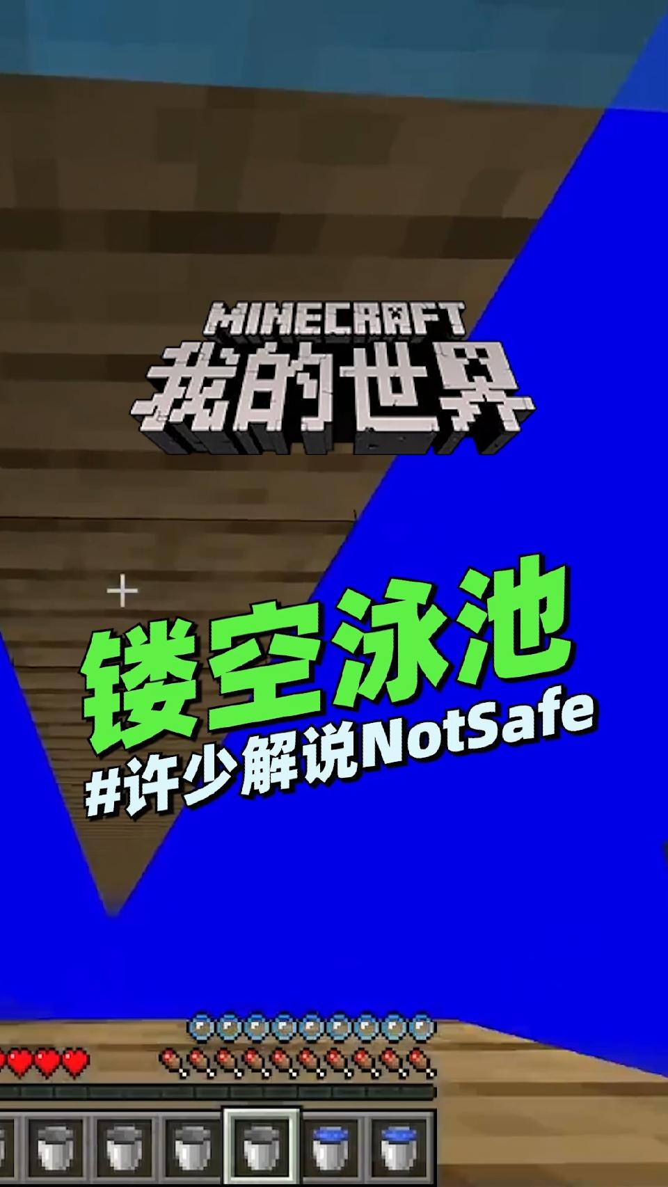 #我的世界#这样的泳池你敢玩吗？