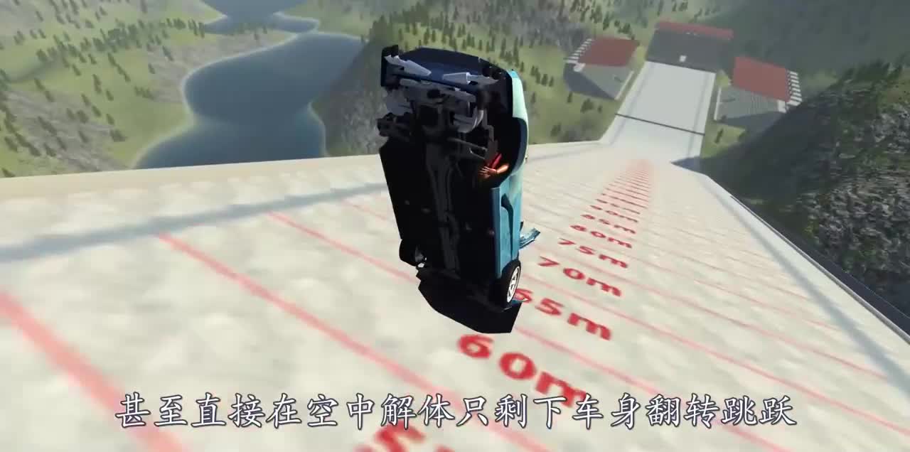 汽车全速冲过液氮瀑布会怎样？老外3D模拟全过程，全程高能别眨眼！