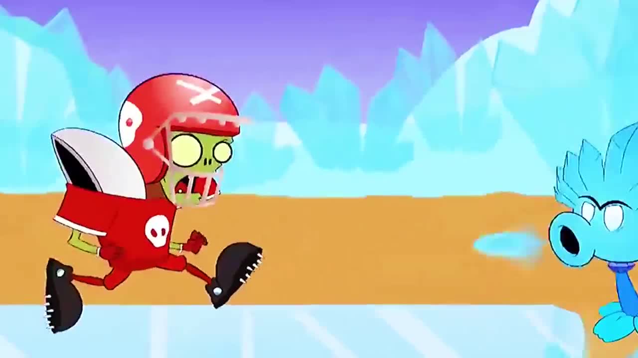 植物大战僵尸：100多岁的寒冰射手经历了什么，80岁的寒冰射手瞬间吐出溜冰场，太逗了