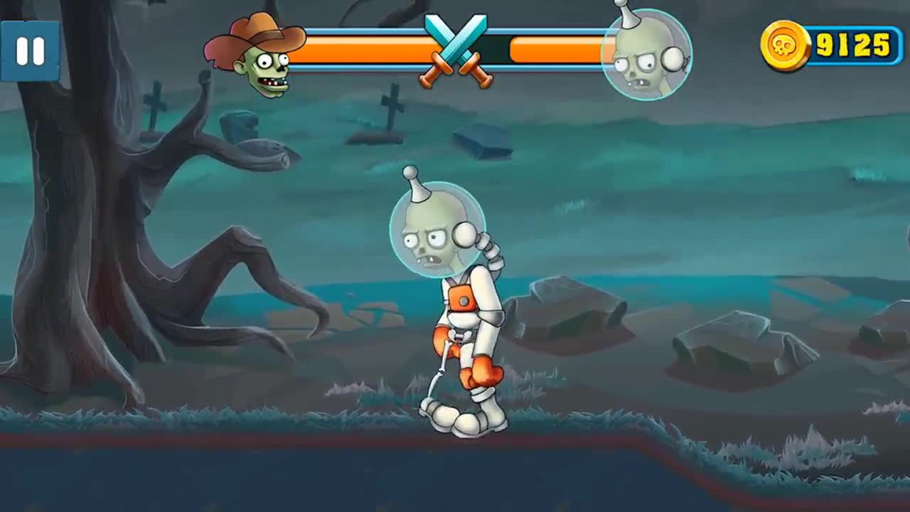 僵尸弓箭手 坏蛋向我投掷UFO炸弹，我躲开后用手枪把他砸晕