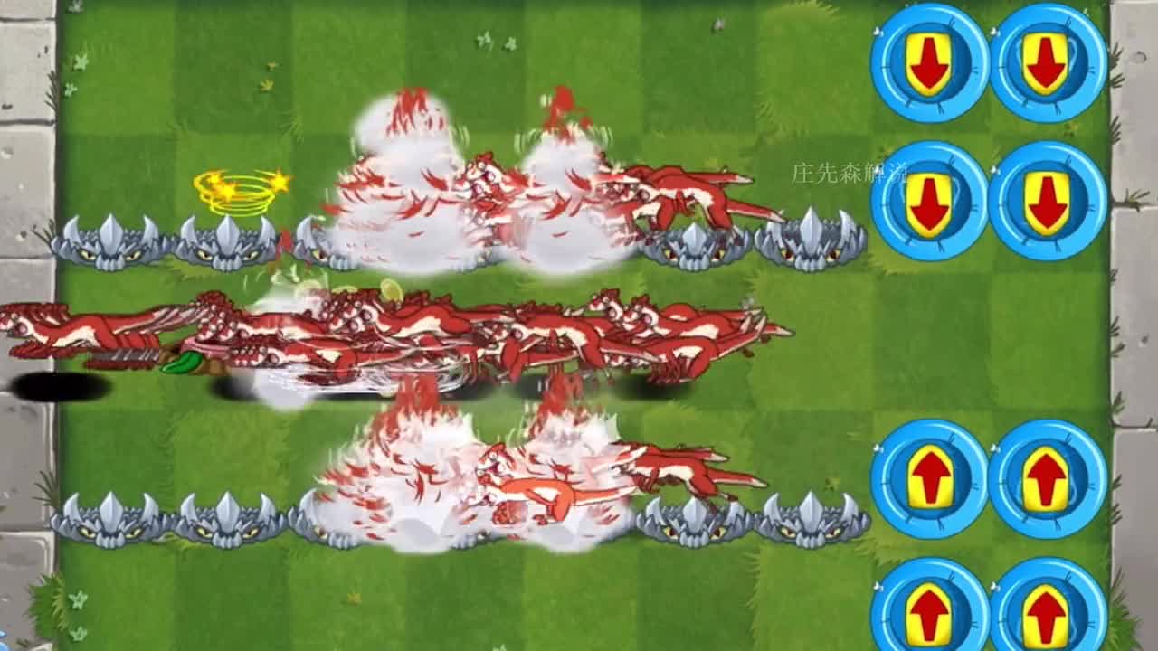 近距离攻击植物VS1000只冰鼬！能赢的极少数！挑战难度很大！