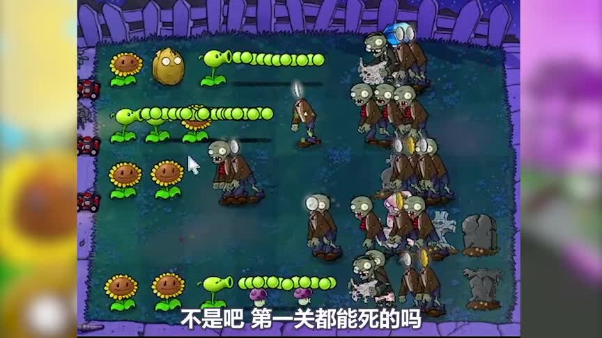 板娘小薇：这版PVZ的随便一关就让我卡了四个小时，直接玩吐了！