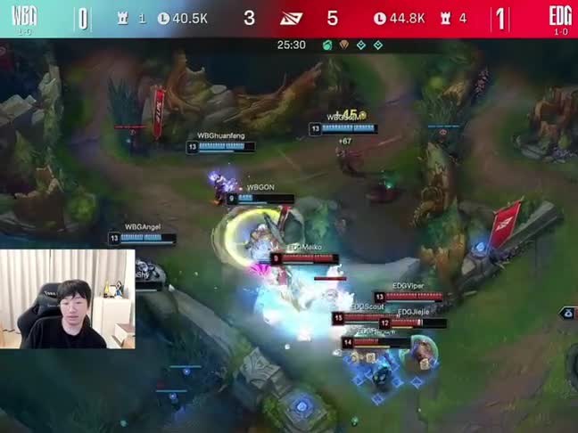 宁王看WBG被EDG带走：这阵容选出来不可能赢的
