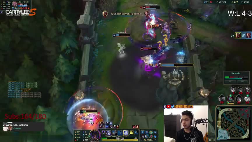 亚索：蔚，你大招呢？塔姆：别急！你疯狂点R就行