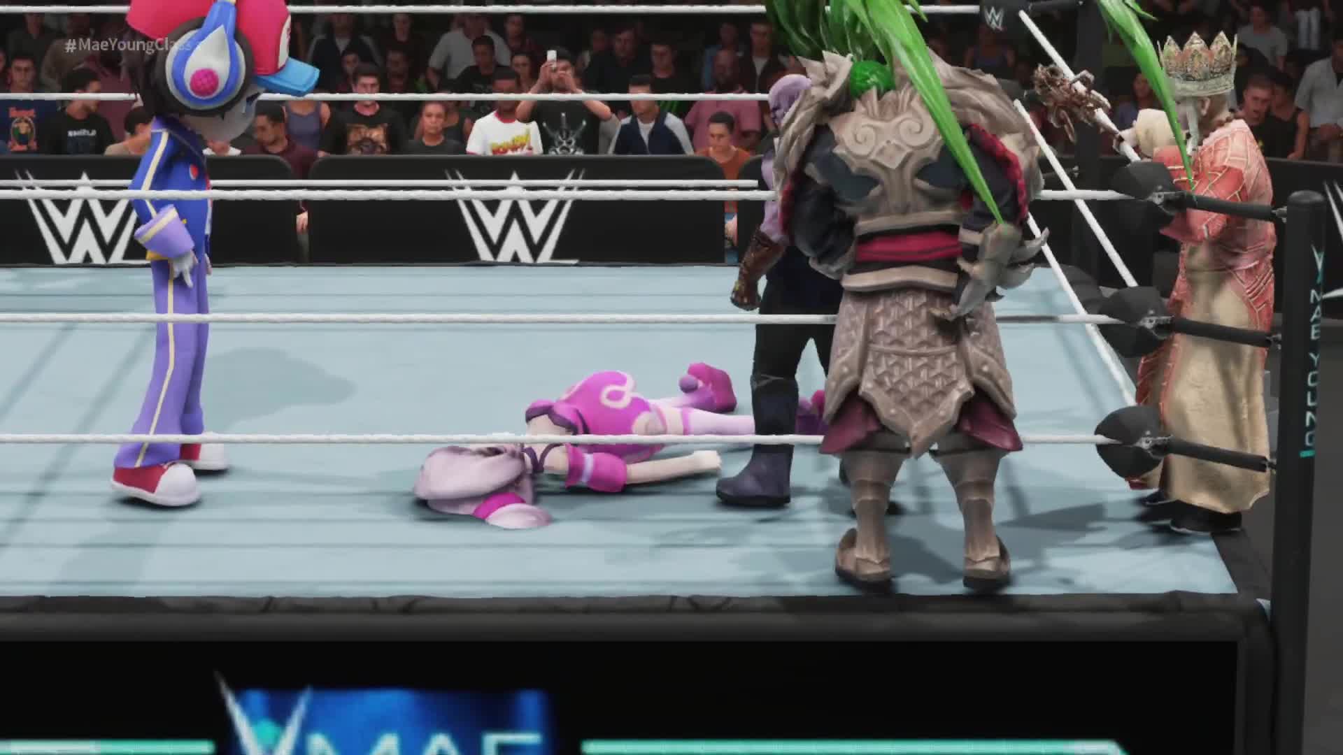 绿帽子王吕布找人打貂蝉 唐僧小乔灭霸乱斗 WWE三哥解说#幽默短剧#脱口秀