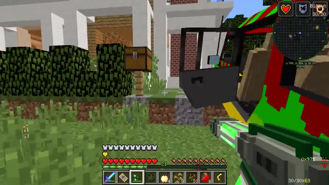 我的世界：霸王龙军团突袭我的别墅？