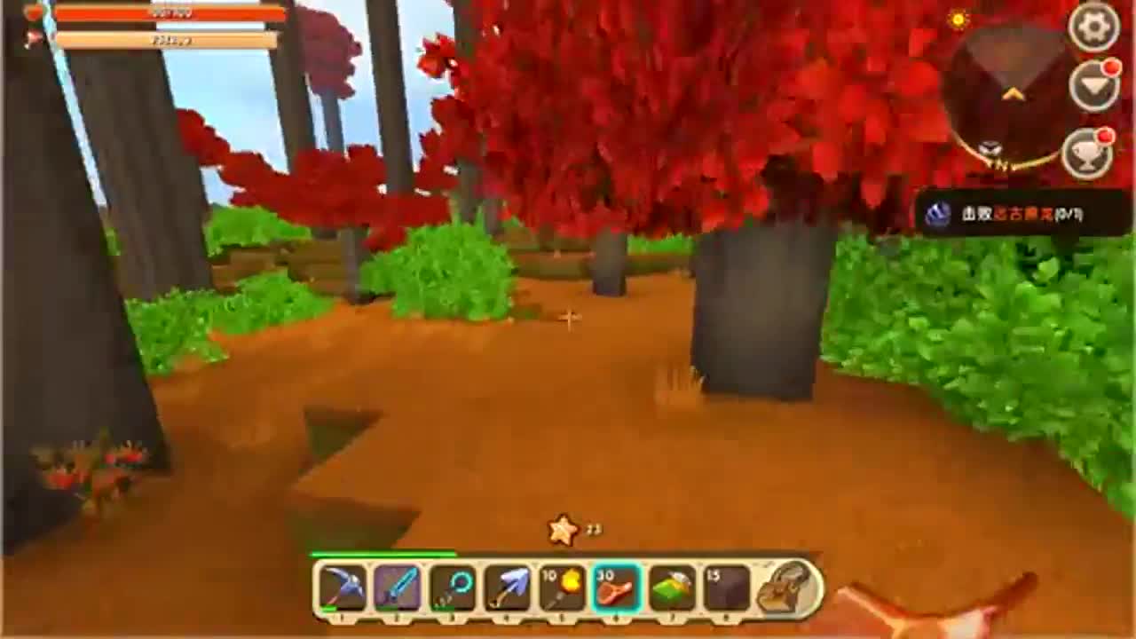 迷你世界：一天遇到3片桃林3座地牢！这是花光了我一年的运气？