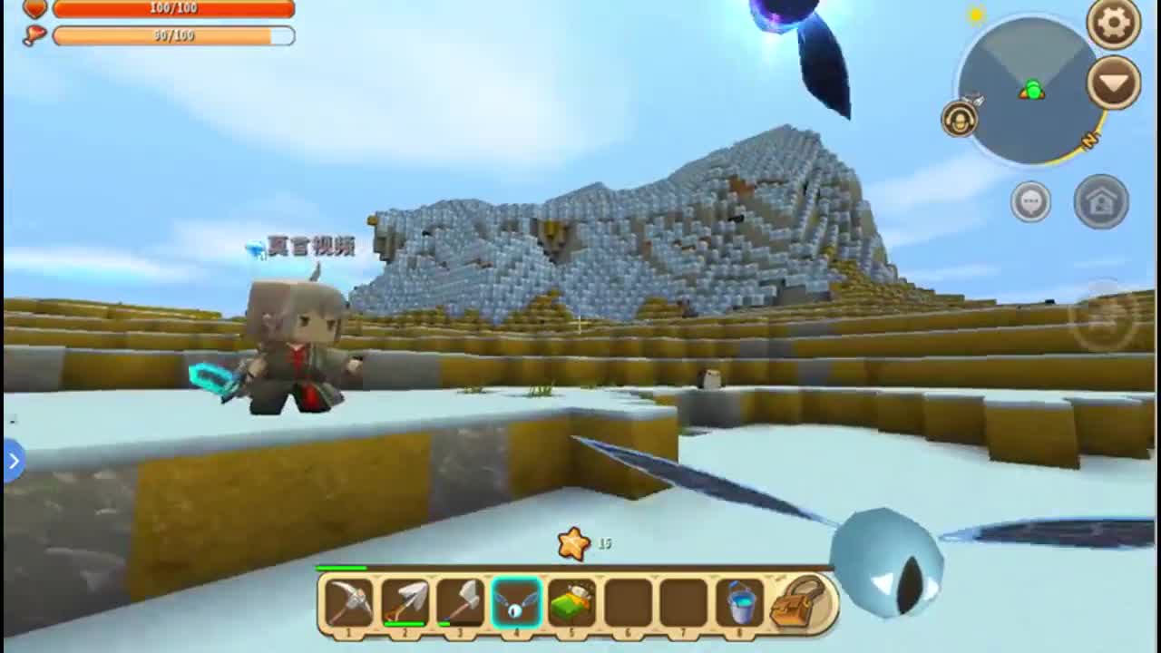 迷你世界：跟挖钻大师比拼找钻石！刚下矿洞就找到两颗