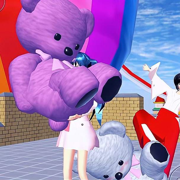 樱花校园跑酷素材