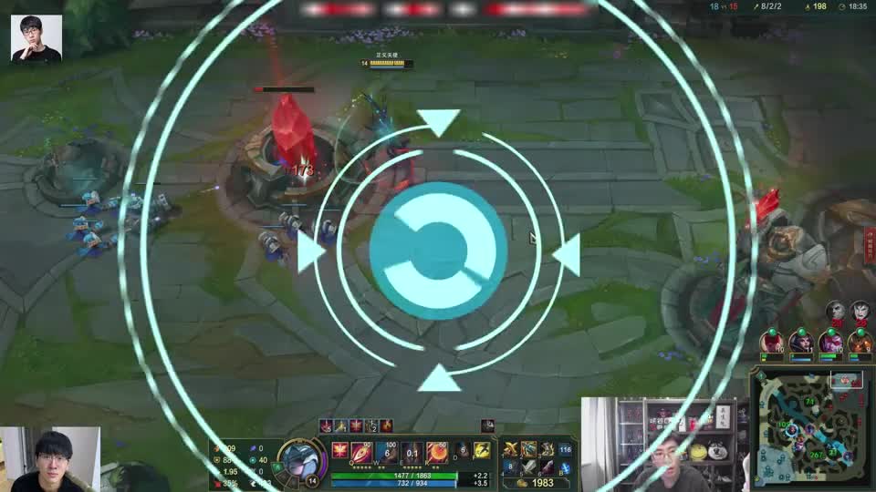 兰林汉：天使前期虽然伤害刮痧，但碰到盖伦这种愣头青，4分钟直接单杀2次！