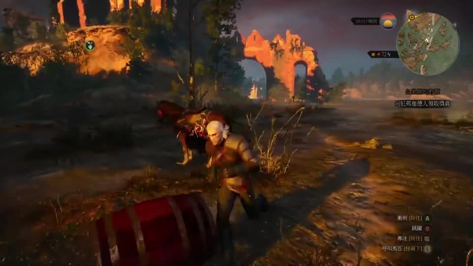 巫师三，10打扮了一下年轻好多