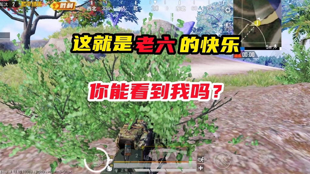 和平精英：这就是老六的快乐#和平精英