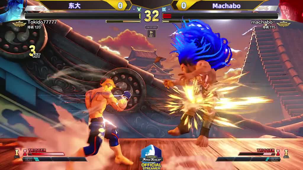 街霸5：当卢克这个角色到了东大的手上，瞬间变成终极兵器！