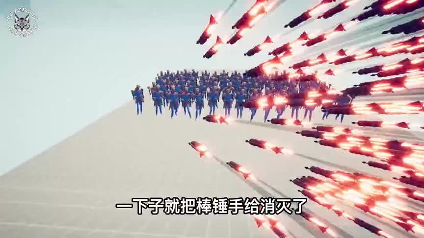 TABS全面战争模拟器：一拳超人拿爆竹弓箭VS所有派系军团（1）