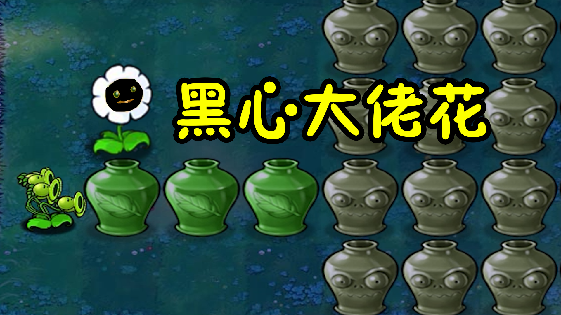 植物大战僵尸：黑心大佬花？不不不！我是好人#植物大战僵尸#pvz