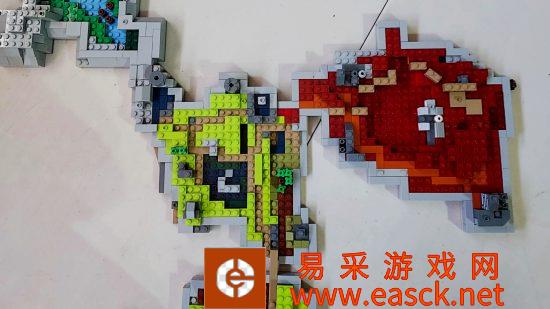 狂热粉丝用乐高积木还原《老头环》地图「交界地」！